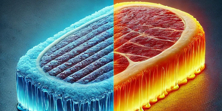 解凍時のドリップを最大95%カット